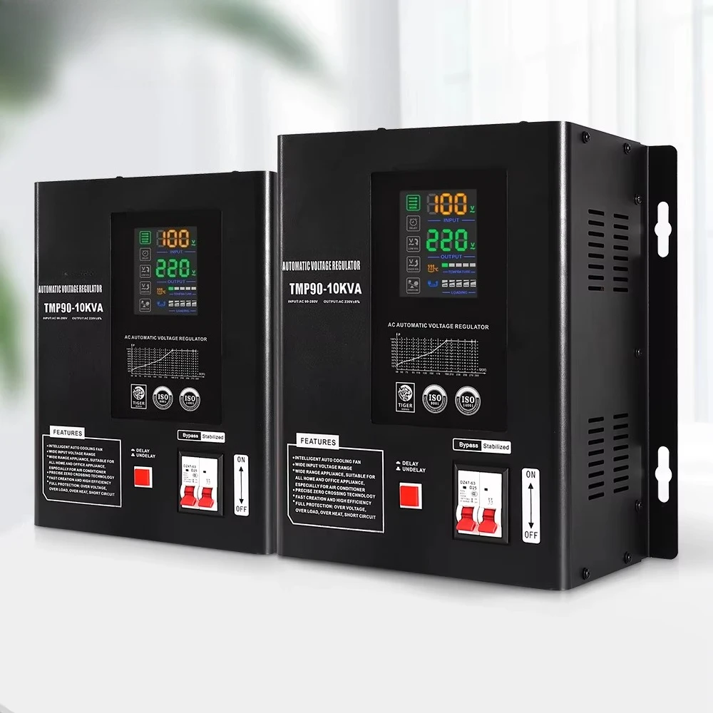 

PLAL TMP-10KVA Настенное крепление для домашнего кондиционера Стабилизатор напряжения Avr для дома 220 В переменного тока Автоматический регулятор напряжения/стабилизатор