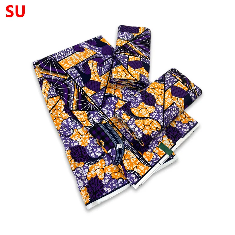 2023 Veritable Wax Guaranteed Real wax print fabric dutch hollandais Supe-V Wax pagne africa Dress 100% Cotton Y9