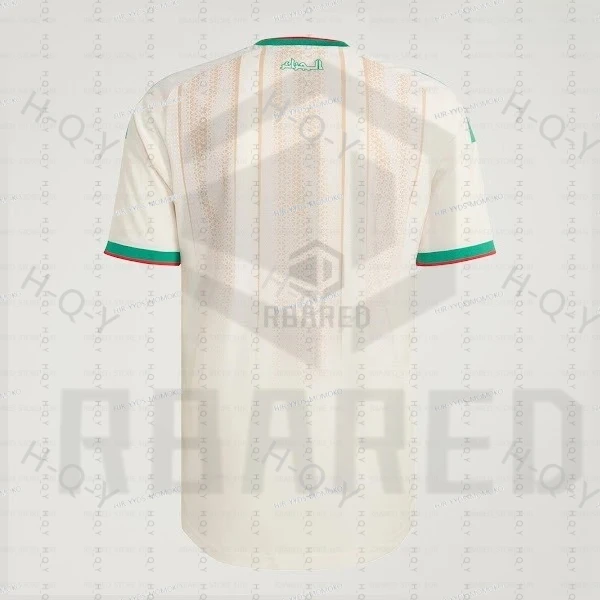 مجموعة أدوات Algeria 2026 Home Kit الأكثر مبيعًا لكل من الرجال والنساء، تتميز بقميصًا سريع الجفاف وجيد التهوية #6
