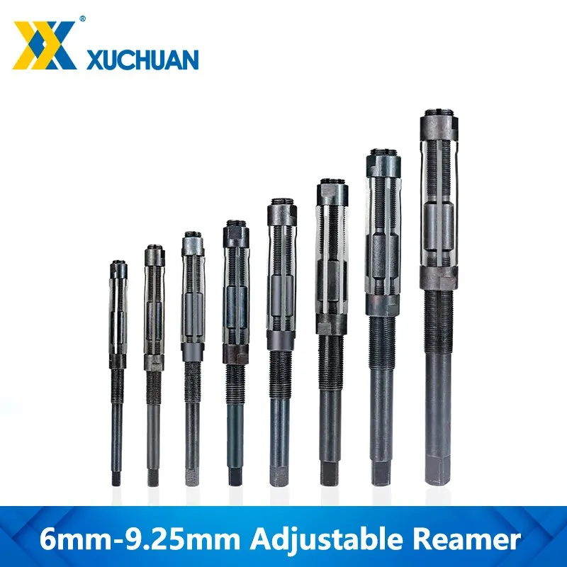 Adjustable Hand Reamer Core Drill Bits 6mm-9.25mm For Lathe Cutting Tools Size Range Alloy Steel Reamer Adjustable Hand Reamer