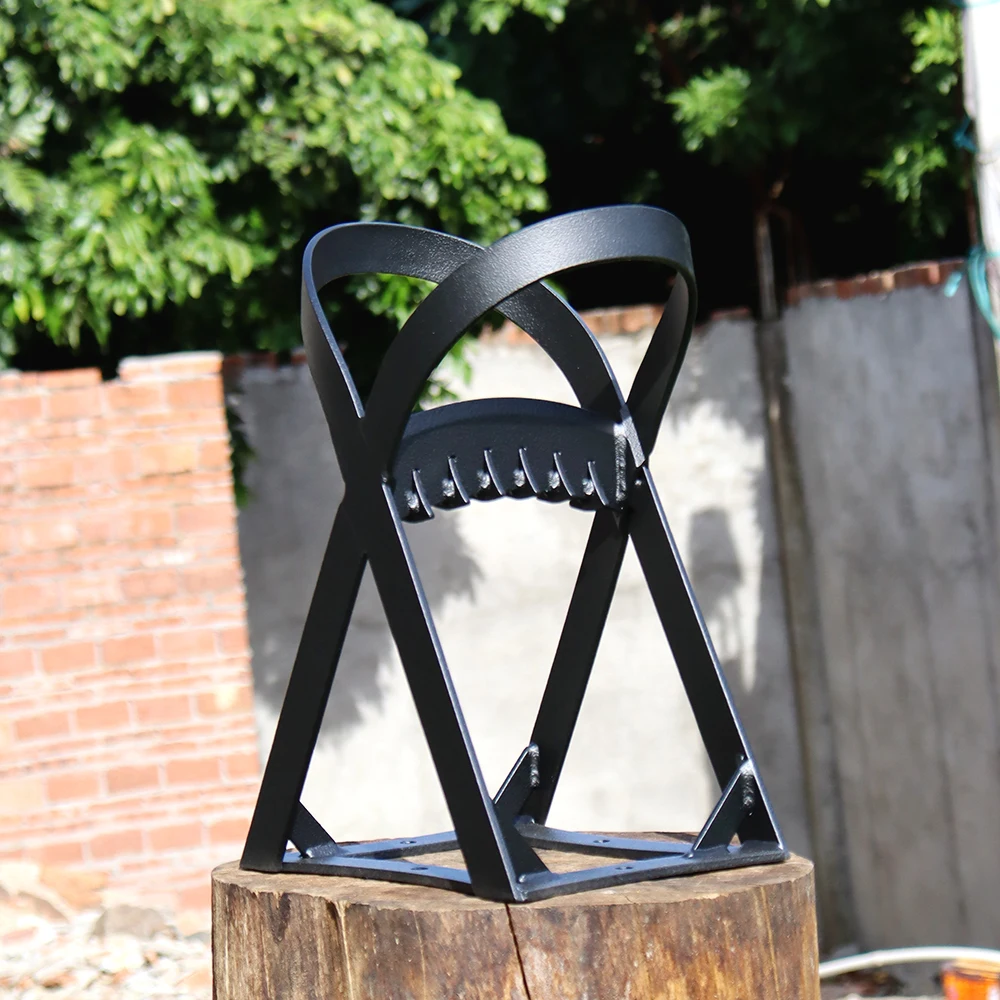 Manual Log Splitter, Firewood Splitter, Vertical Log Splitter, Portable Safety Log Splitter, Suitable for Camping and Outdoor