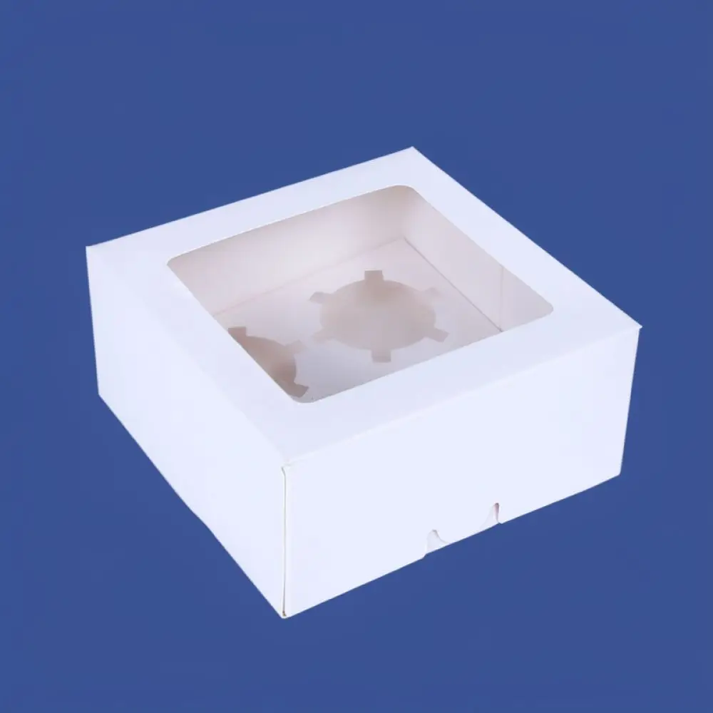 Easy Assemble Cupcake Box Pastry Container For Bakery Catering Party Supplies Muffin Dessert Storage Presentation Case