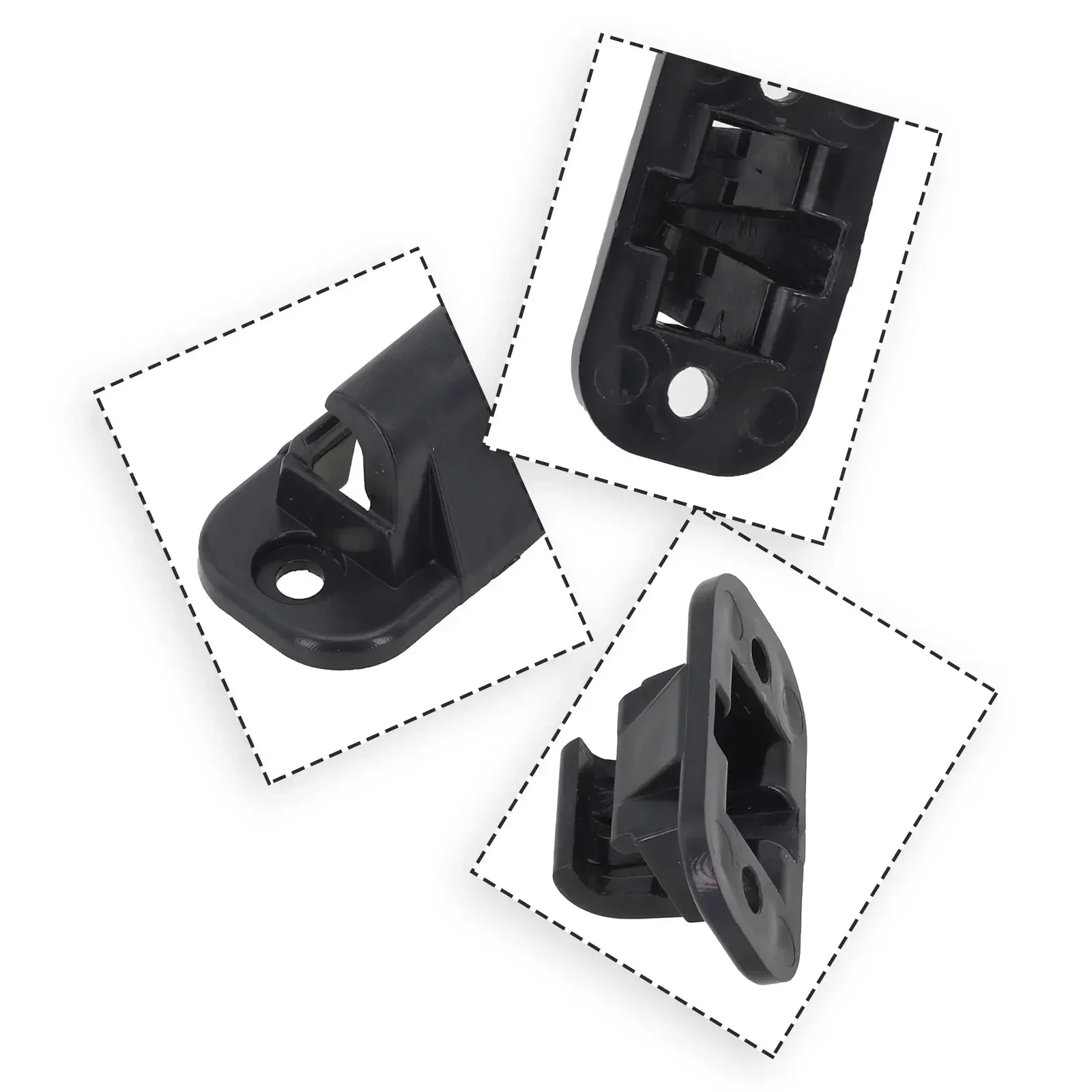 1PCS Sun Visor Clip 18-36267-000 For Freightliner For Cascadia 2009-2020 For Freightliner M2-106 2008-2020 Black Accessories