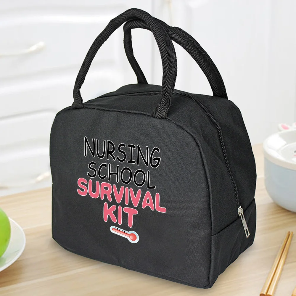 Lunch Bag Cooler bag Thermal Cold Food Container School Trip Picnic Men Women Kids Dinner Handbag Insulated Portable Canvas box