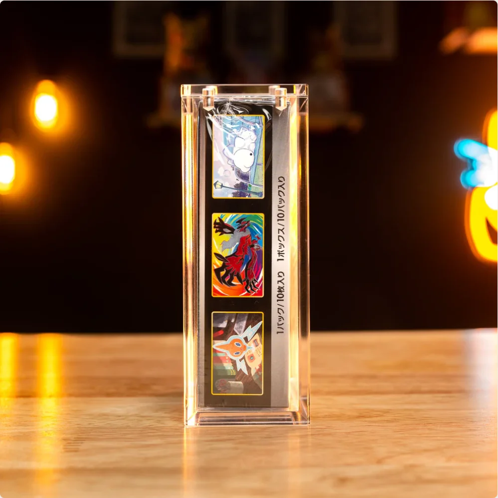 [K]Acrylic Case  Japanese Booster Box Small  Display Case Collector Protector with Strong Magnetic Lid  for Pokemon SV