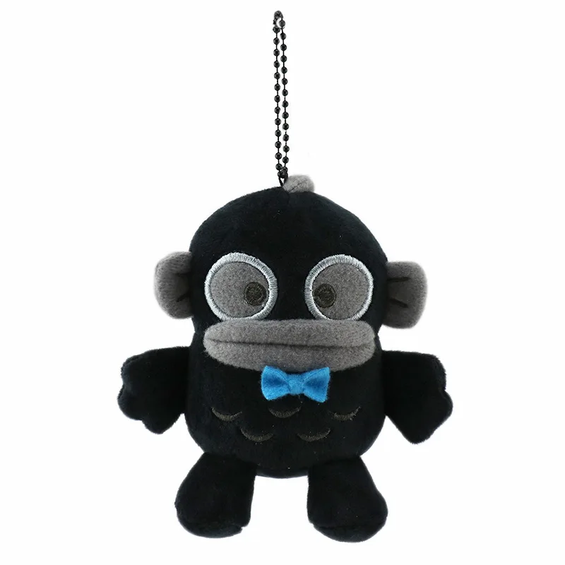 【9503000090】Neuer Schlüsselanhänger mit schwarzem Holzkohle-Clown-Fisch, niedlicher Meerjungfrau-Pudding-Hund, Kuromi-Plüschpuppe, Taschenanhänger