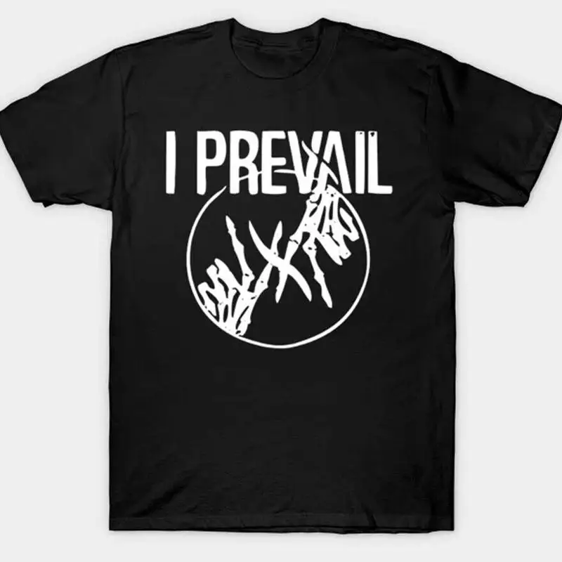 Prevail Music Band Rock Legend negro todas las tallas para camiseta de fan