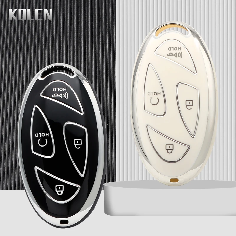 New TPU Car Remote Key Case Cover Shell For Hyundai IONIQ 6 New Grand Prix GN7 Kona 5 7 Buttons Protected Holder Keyless Fob Bag