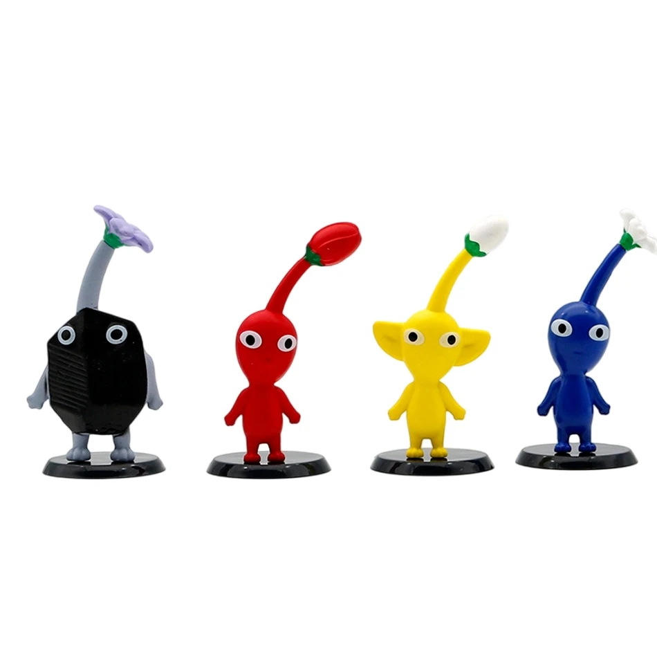 8 pz/set Pikmin Action Figure Toy PVC Model Rock Pikmins Oatchi Dolls For Children Gift