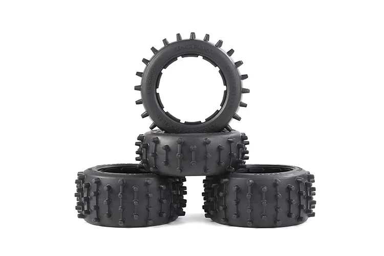 Wear-resistant Large Nail Tire Tread Assembly For 1/5 ROFUN HPI BAJA 5B