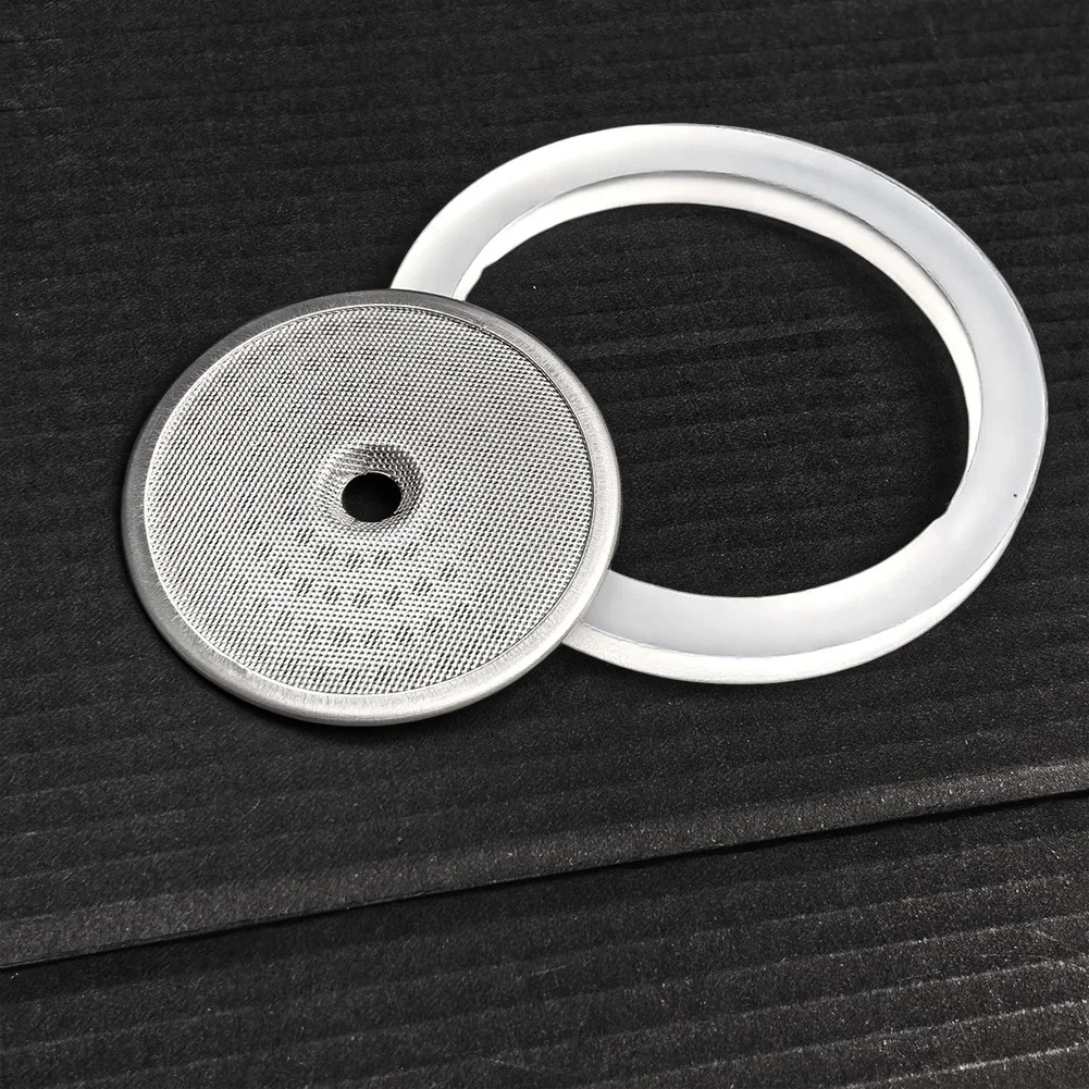 Stainless Steel Shower Screen And Silicone Seal Ring Set For Gemilai Espresso-Coffee Machine Brew Head Gasket Replacement Parts