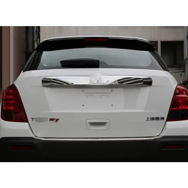 For Chevrolet TRAX 2014 2015 2016 2017 2018 ABS Chrome Rear Trunk Lid Cover Trim 1pcs styling accessories
