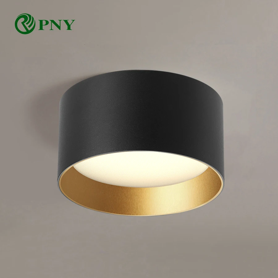 pny led superficie montada down light teto downlight boa qualidade pequena lampada para corredor sala de estar quarto 8w 12w 15w 01