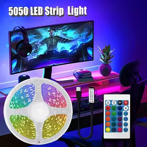 USB 1-30M LED Light Strip RGB 5050 Bluetooth Wifi APP Control Luces Led Light Strip Lighting Music Sync for Party PC TV Living R