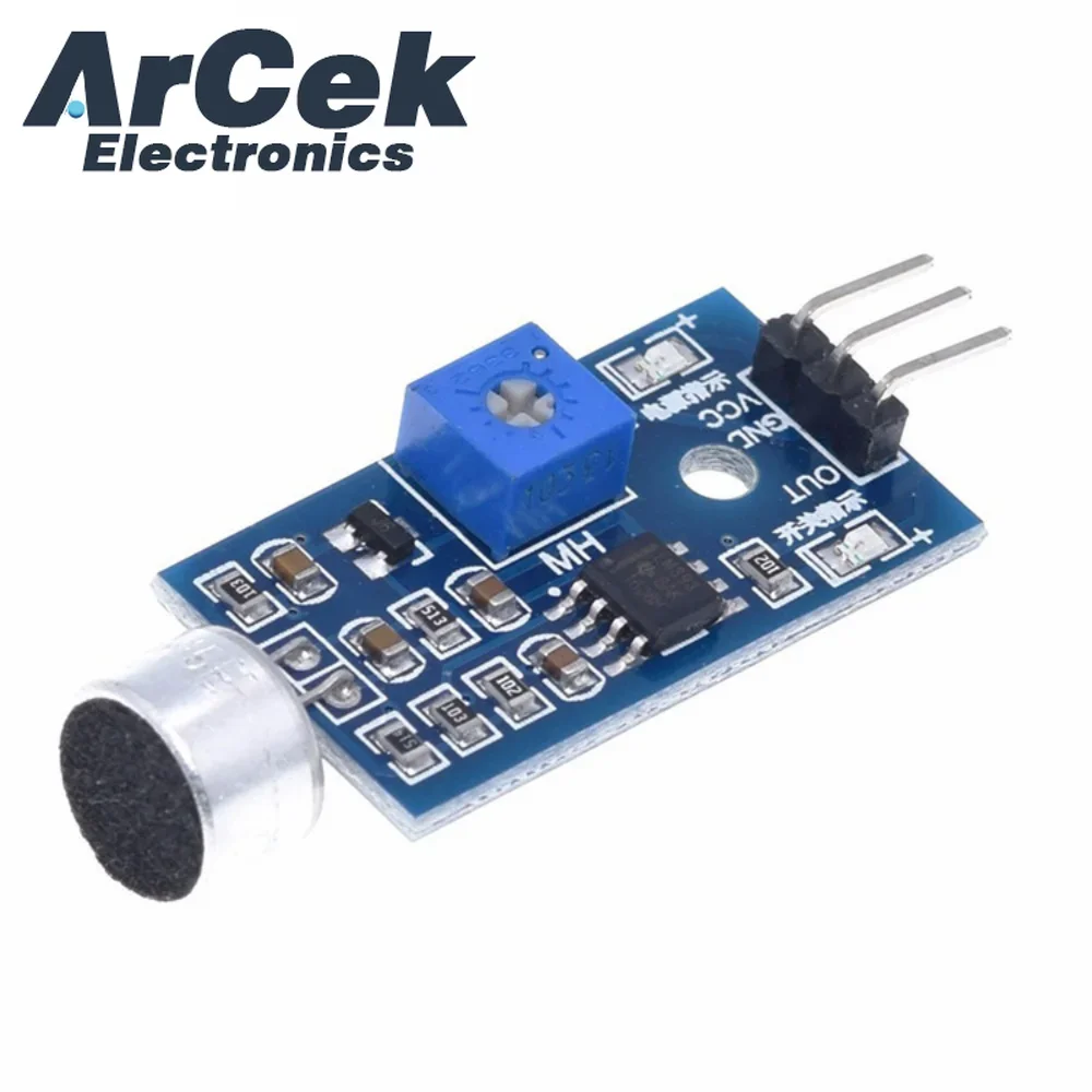 Microphone Sound Detection Sensor Module Sound Sensor Intelligent Vehicle For Arduino