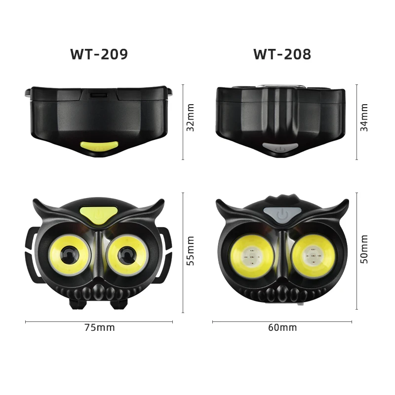 COBA Portable Headlamp COB Strobe Headlight Multifunctional USB Rechargeable or AAAx3 Battery Camping Portable Hiking Running