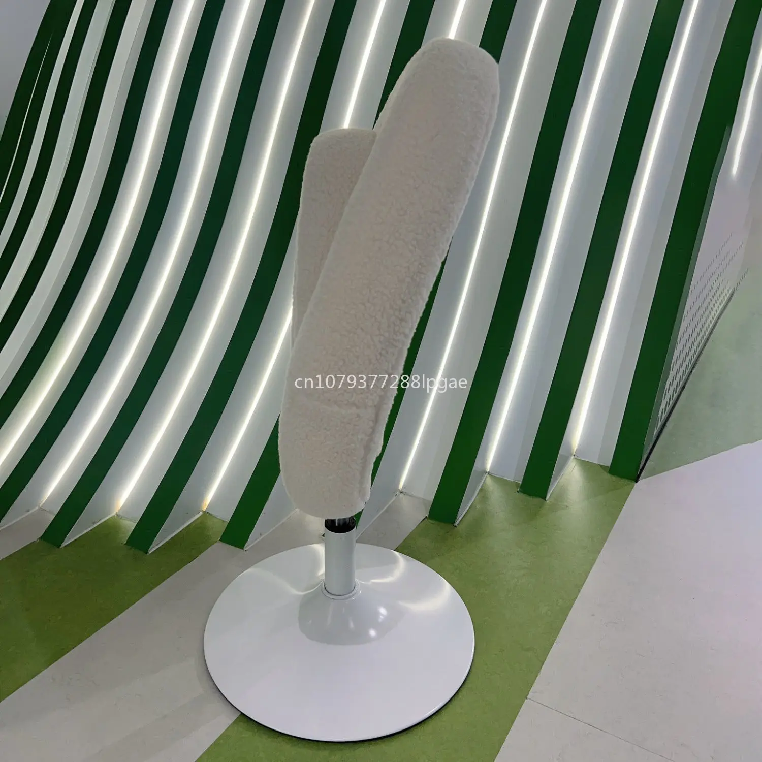 Cream Style Makeup Stool Minimalist Modern Lamb Velvet Manicure Home Bedroom Dresser Chair Furniture