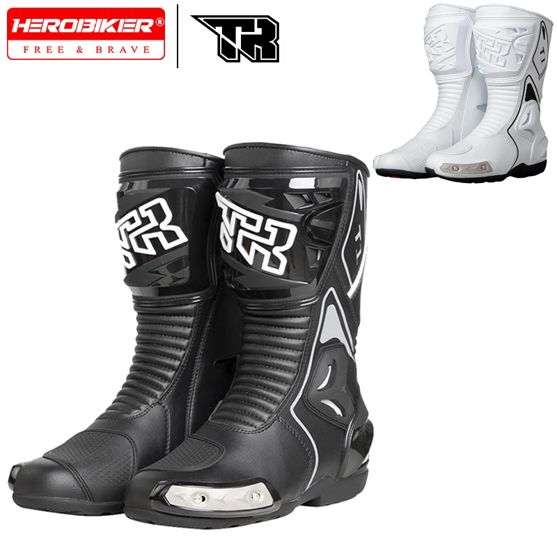 

Men's Motorcycle Boots Women's Boot Motocross Racing Boots Anti Fall Safety Riding Equipment Ankle Protection Rally Shoes