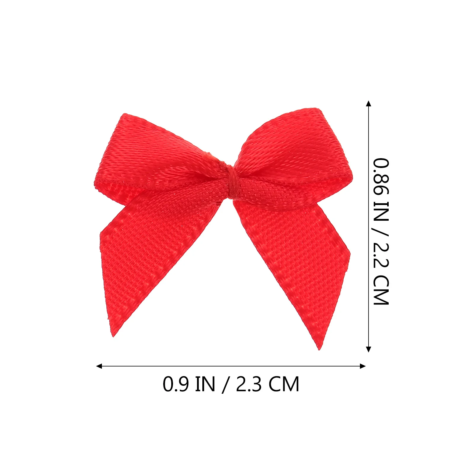 

100pcs Christmas Bows Butterfly Knot For Diy Crafts Holiday Wedding Hairpin Accessory Xmas Decor Clothing Bag Suitcase