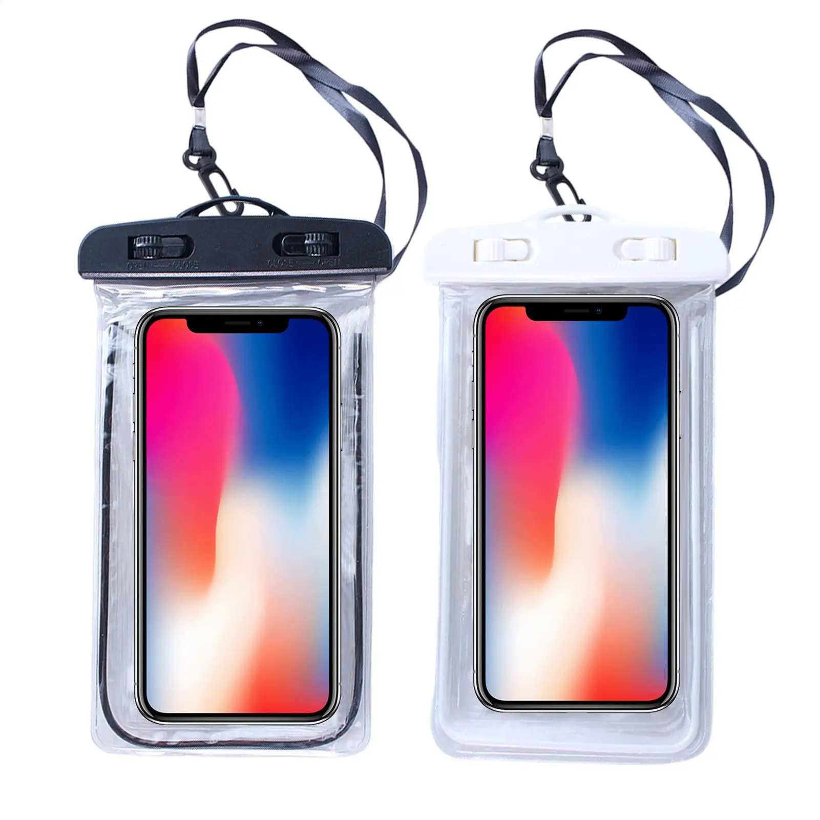 Waterproof Phone Pouch Luminous Dry Clear Holder Waterproof Cell Phone Pouch for Beach Pool Swimming Boating Snorkeling Cruise