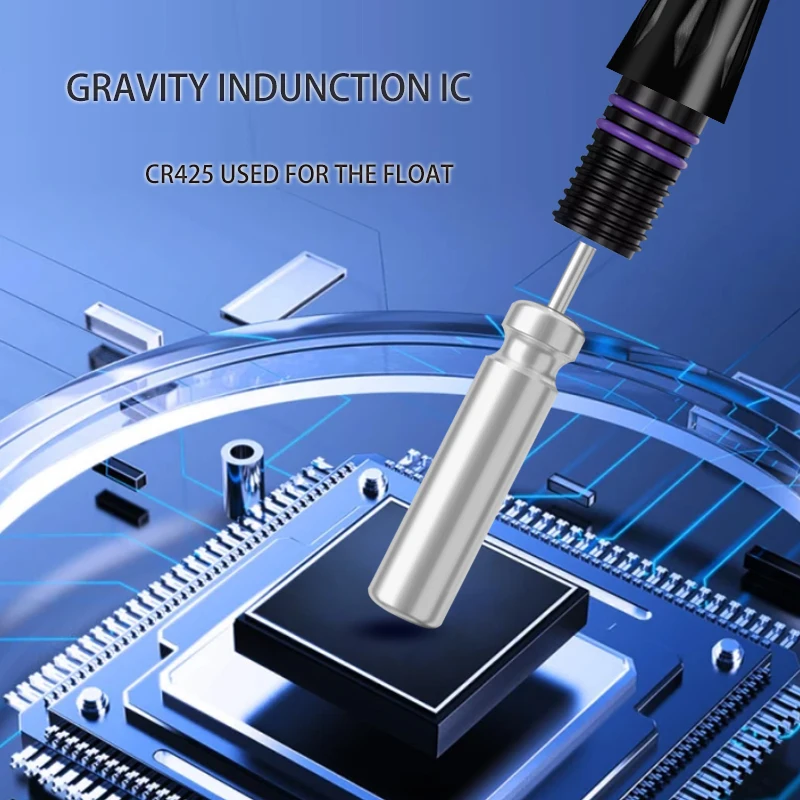 2 قطعة/الوحدة الصيد تعويم الجاذبية الاستشعار العوافو الكهربائية الذكية IC المدمج في لدغات الأسماك هوائي تغيير لون LED مضيئة Bobbers