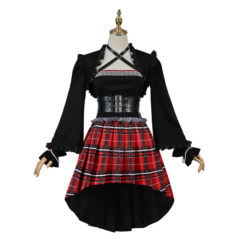 COS-KiKi อะนิเมะเลิฟไลฟ์ อควอร์ส ทสึมิ โยชิโกะ/โอฮาระ มาริ/ซากุระอุจิ ริโกะ ชูติ้งสตาร์ วอร์ริเออร์ เอสเจคอสเพลย์เครื่องแต่งกายผู้หญิง