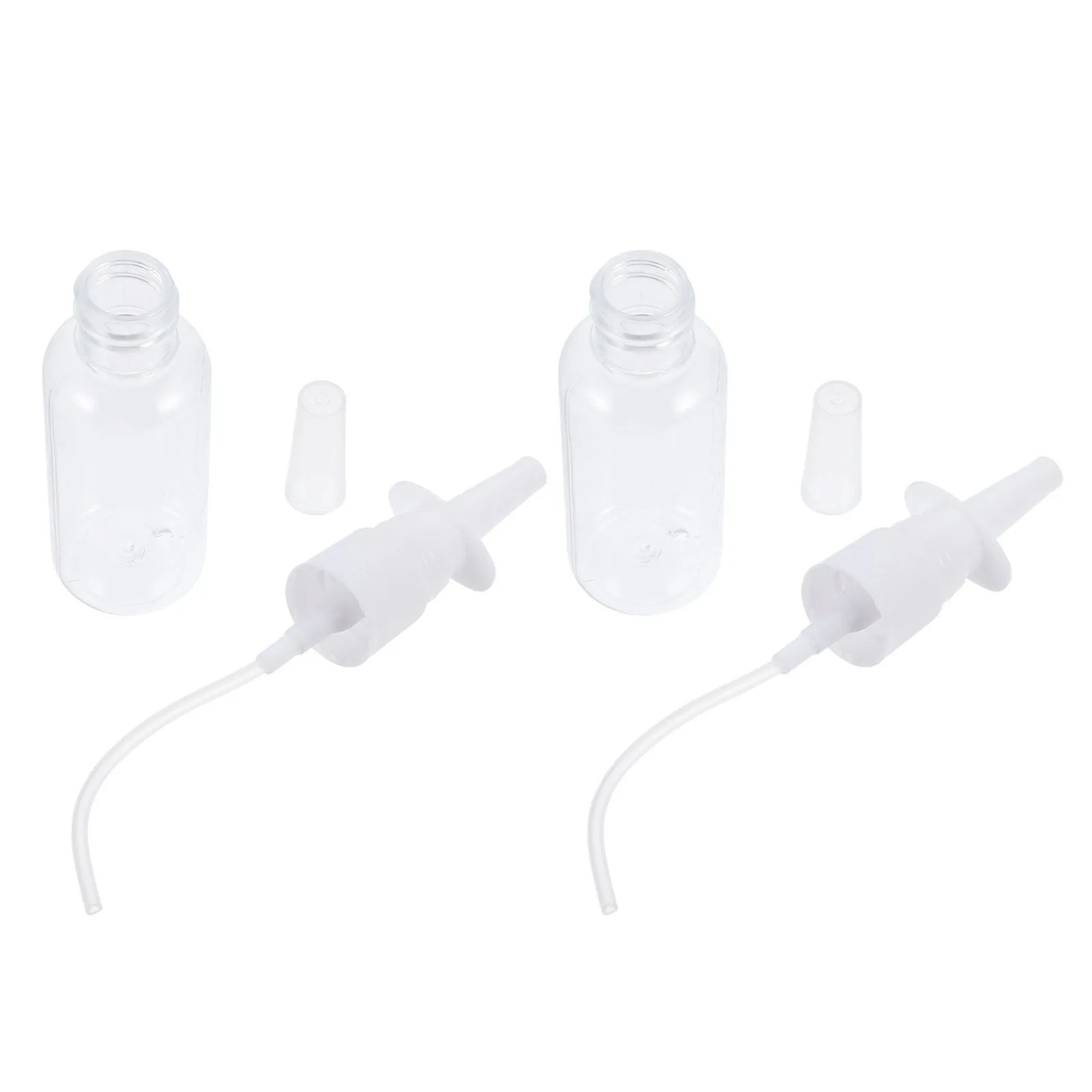 

2Pcs Portable Rinsing Tools Pet Plastic Nose Wash Cleaners Lightweight Easy Operation Nasal Rinsing Tools