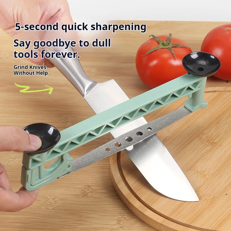 Suspended Multi-functional Self-service Knife Sharpener, Household Kitchen Tool for Sharpening Kitchen KnivesScissors andCutlery