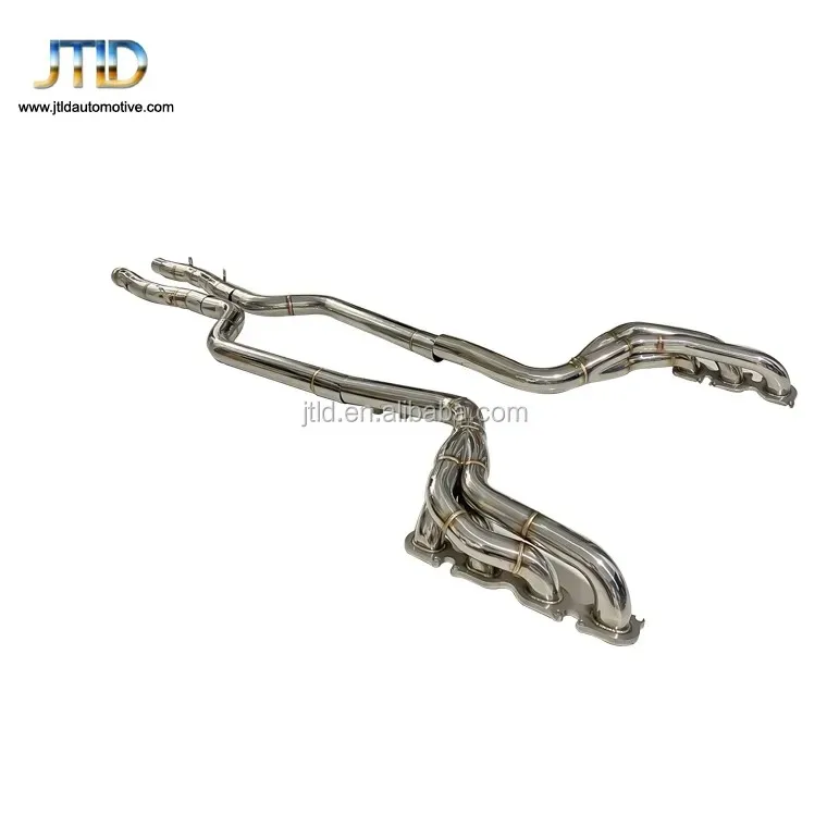 LONG TUBE Header + MIDPIPE for MERCEDES C63 AMG V8 M156 W204 6.3 litre naturally aspired