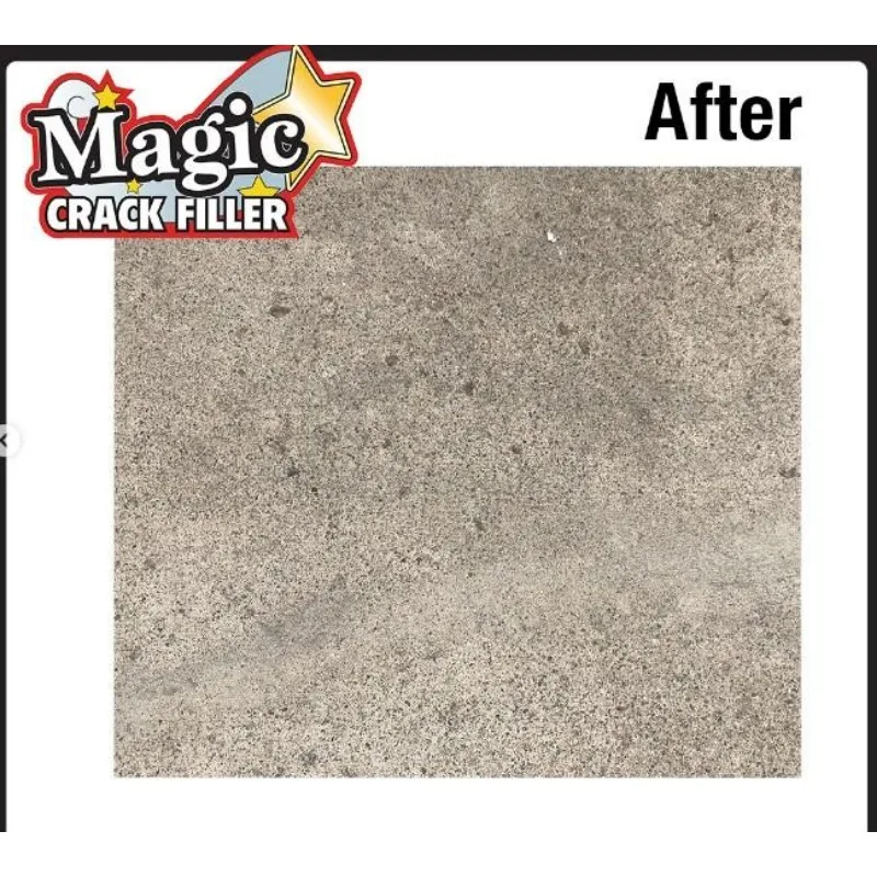 Concrete Magic Crack Filler 2 lb. Bottle - Ultimate Solution for Concrete and Masonry Cracks - Easy Application!!