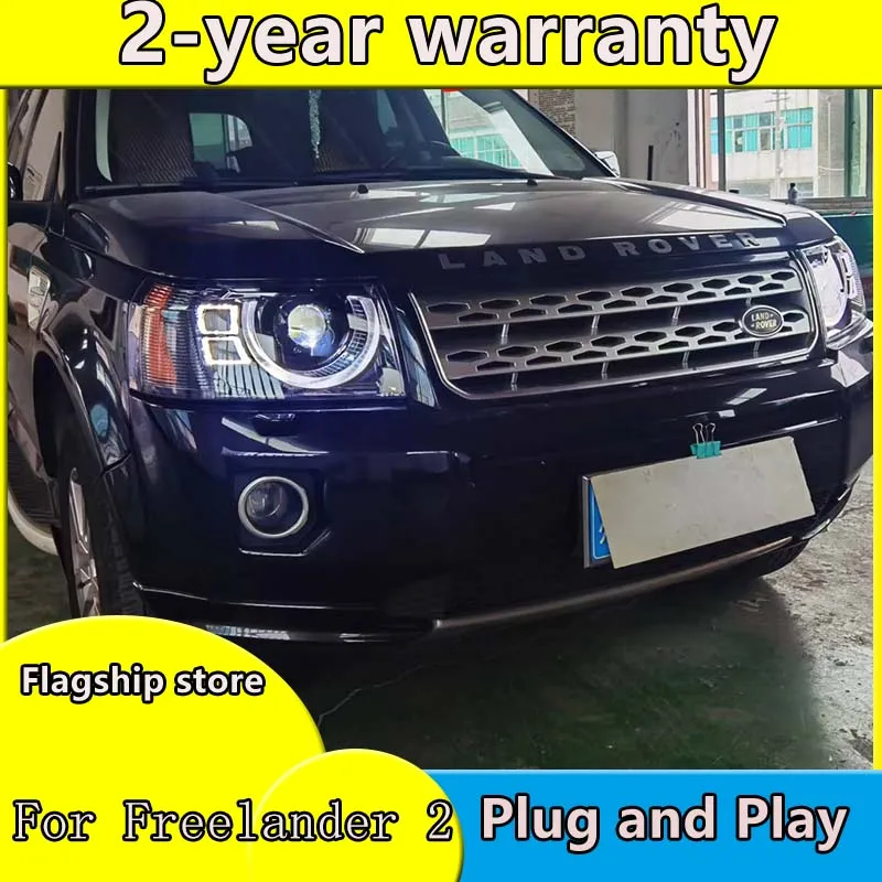 Car Styling Head Lamp Assembly For Land Rover Head light 2010- 2015 Freelander 2 LED Headlights Auto Accessories