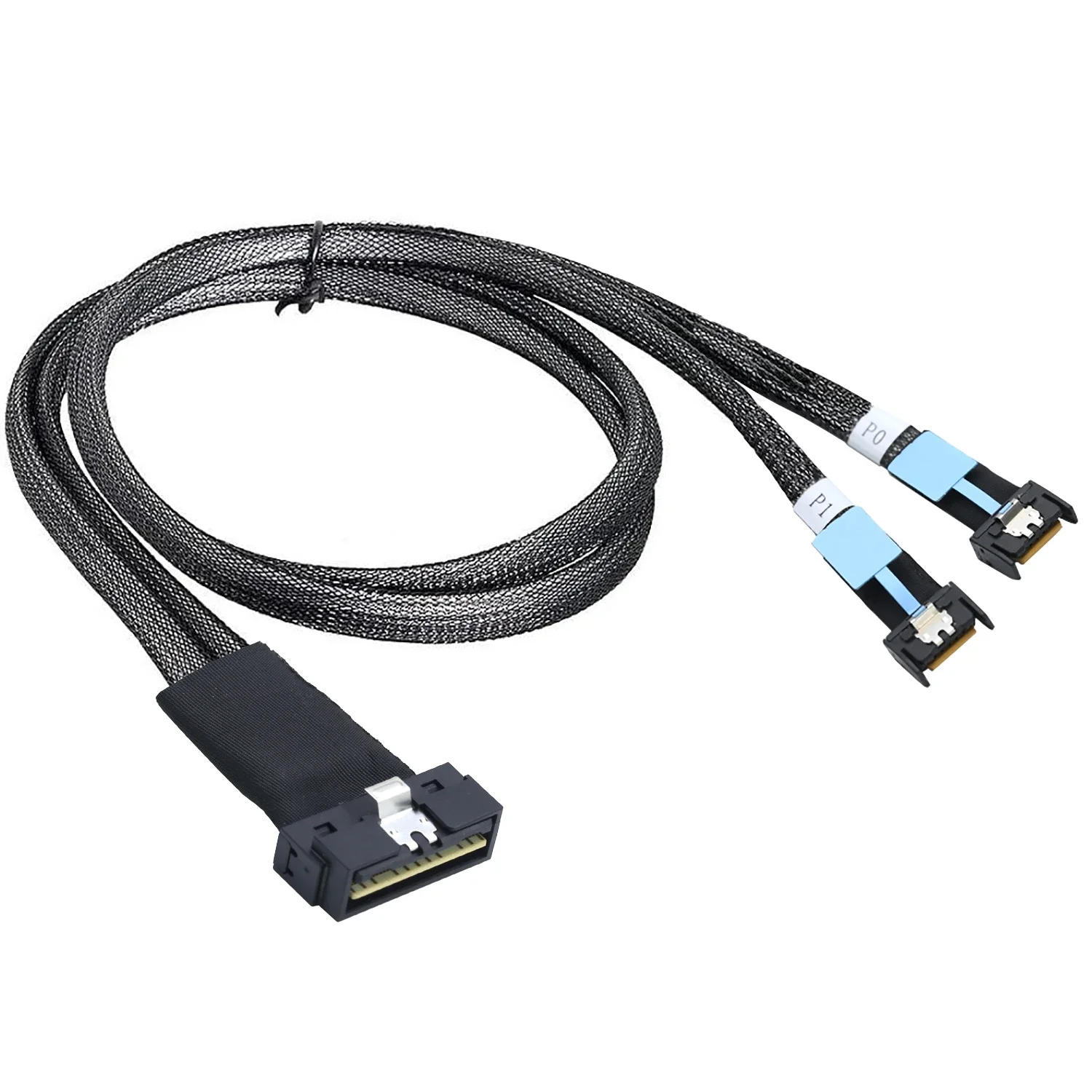 PCI-E Ultraport Slimline SAS 4.0 LP Niski profil SFF-8654 8i 74P do 2X MCIO SFF-8654 4i 38P Kabel wewnętrznego połączenia serwera