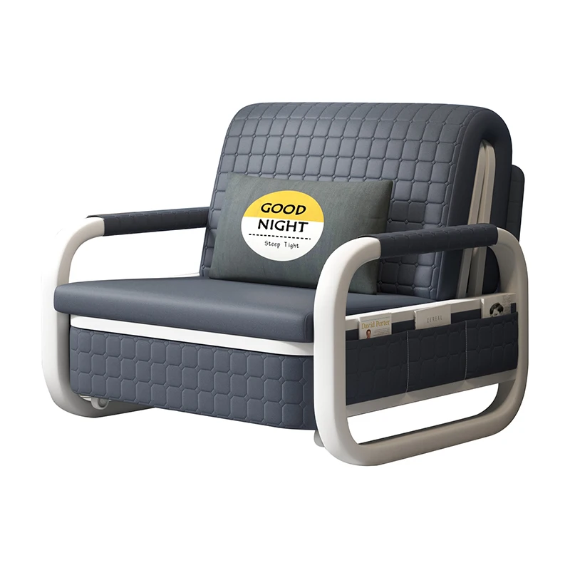 

Leave-in technology cloth single sofa bed folding dual-purpose office lunch break retractable multi-functional sofa 2024 new