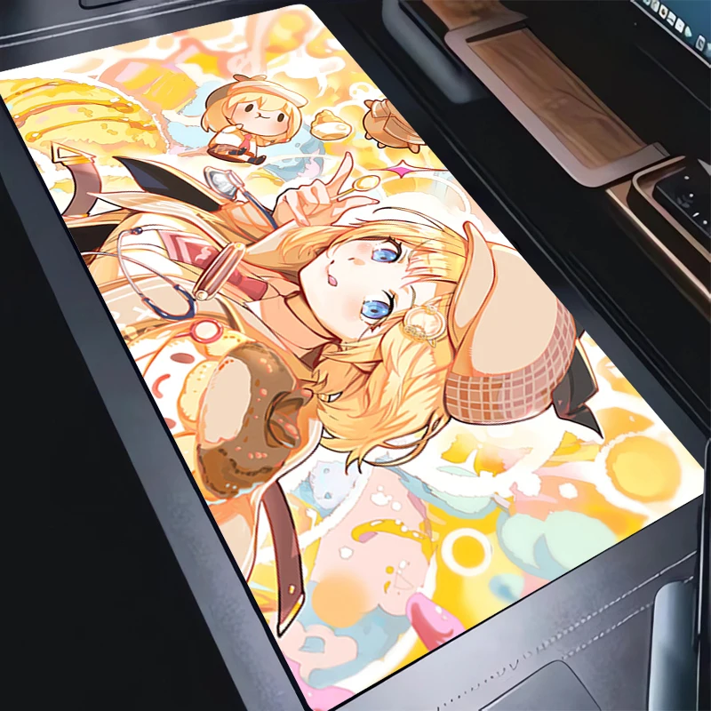 

Mouse Pad Laptop Gaming Accessories Kawaii Keyboard Pad PC Hololive Anime Girl Extended Desk Mat Watson Amelia Rubber Mousepad