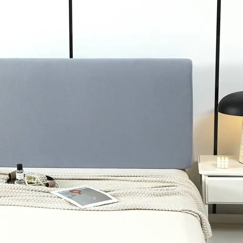 

2025 new waffle series all-inclusive elastic bedside cover solid color simple high elastic home cover