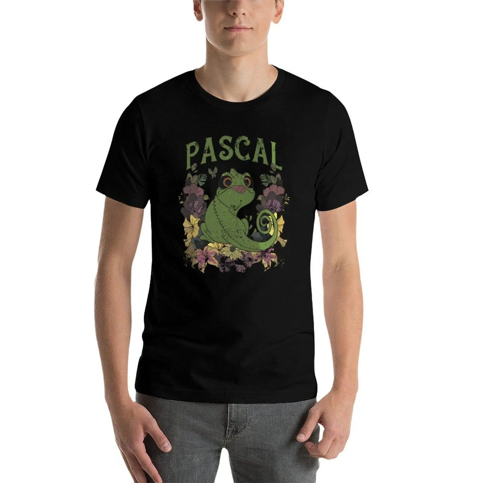 

Pascal, Rapunzel Friends T-Shirt t shirts for man slim fit t shirts for man cotton funny T-Shirt