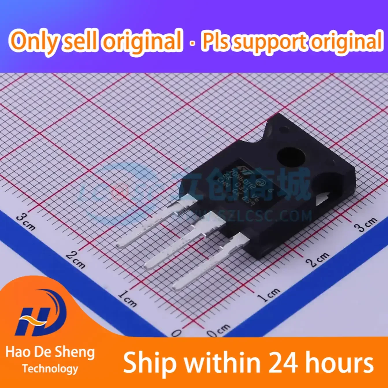 

10PCS/LOT STW70N60M2 TO-247-3 New Original In Stock