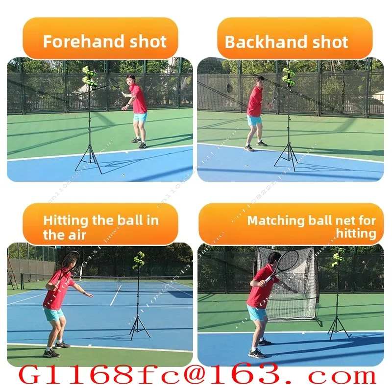 Tennis Automatic Serve Machine Crash Machine Beginner Children's Single Swing Practitioner