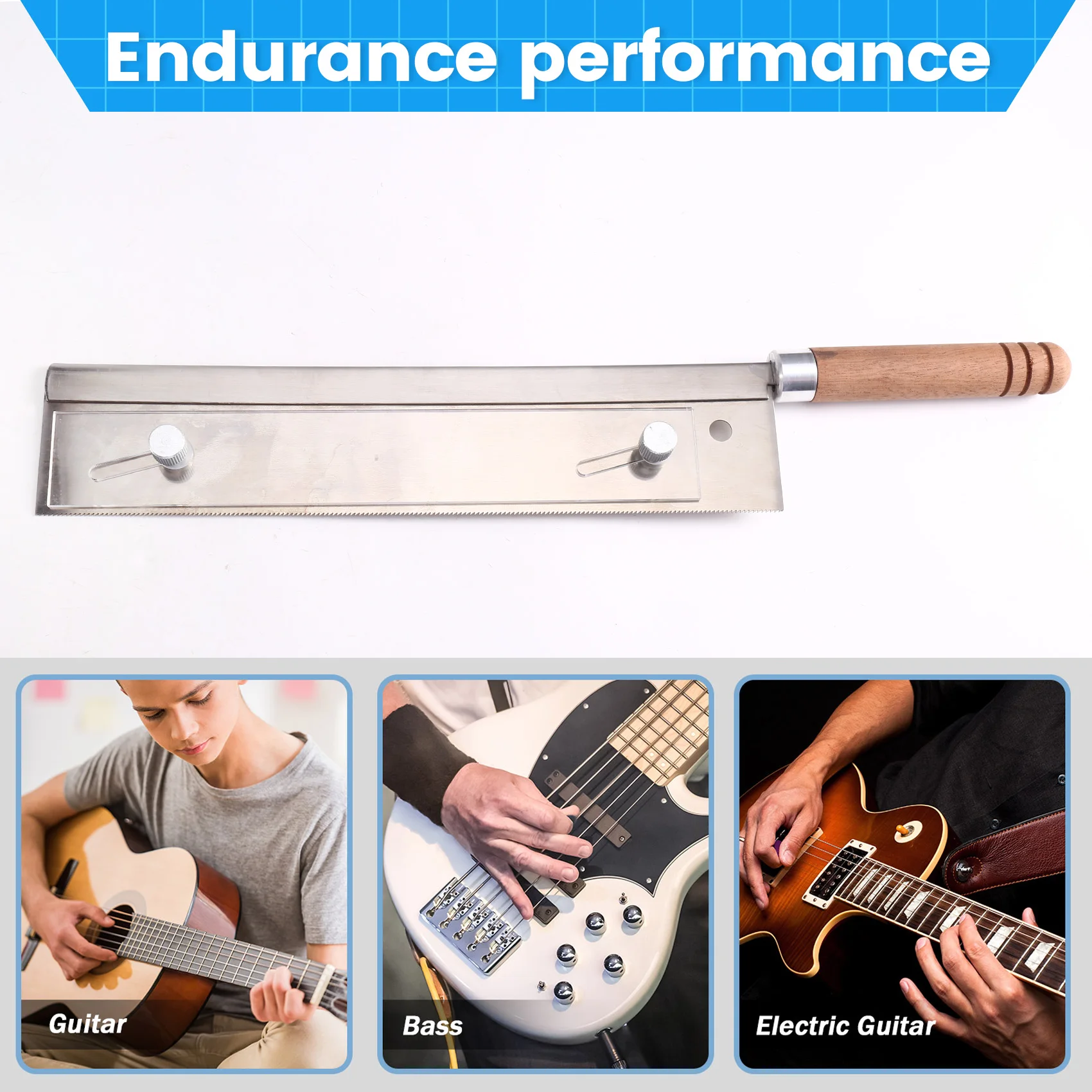 A74K-Guitar Installing Fret Wires Making Fret Repair Tools Manual Guitar Fret Saws Electric Guitar Fret Groove Saws