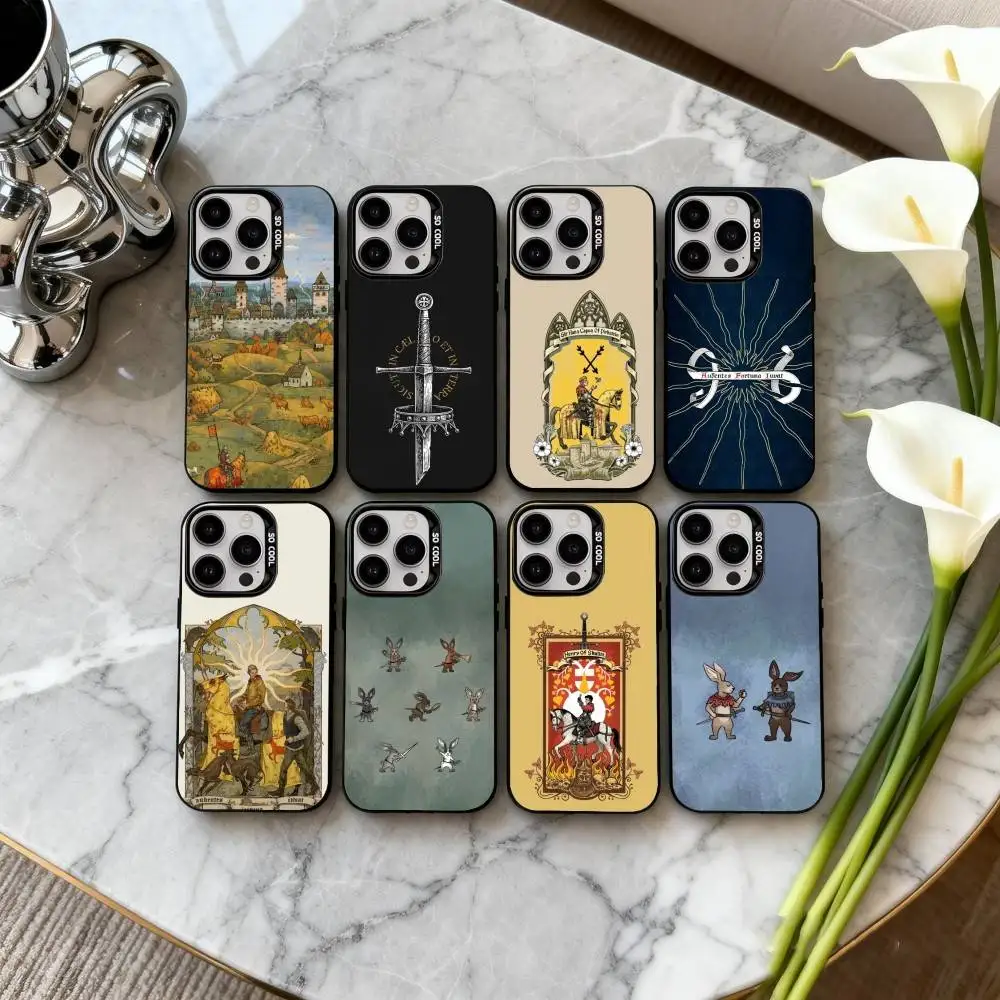 

KCD K-Kingdom Come D-Deliverance Phone Case For iPhone17,16,15,14,13,12,11 Plus,Pro Max Candy Silver Plated Inside Cover
