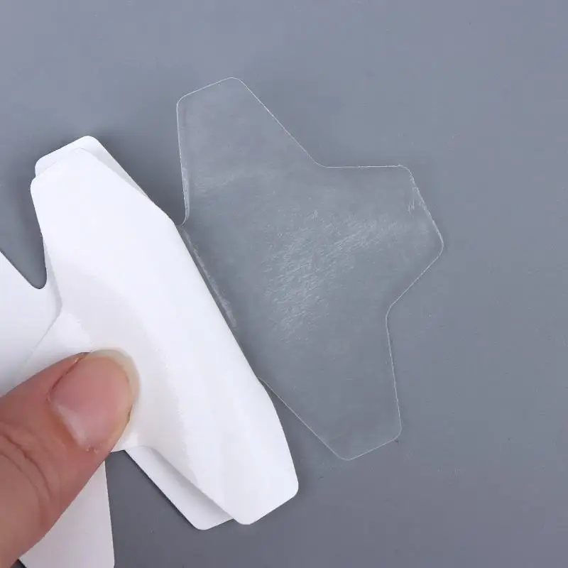 ملصق رأس مضارب الشاطئ يقلل من التأثير والاحتكاك، شريط حماية إطار مضارب شفاف أسود مضاد للتصادمات