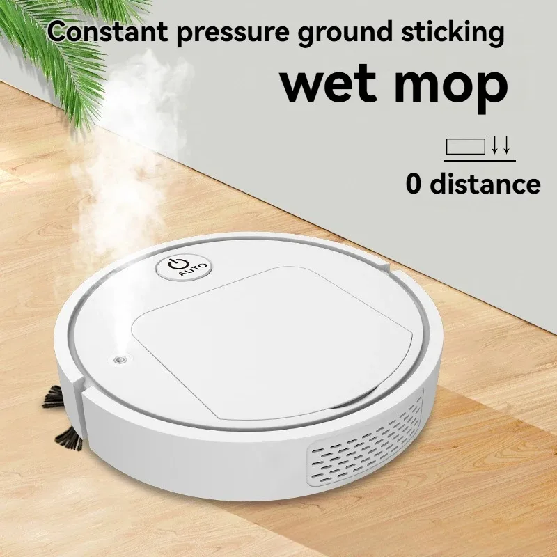 Semprotan pemurni udara laci meja serbaguna empat-dalam-satu, pelembab, peralatan rumah tangga kecil pintar, penyedot debu, robot penyapu