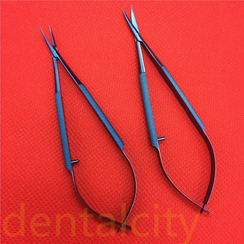 Tytanowe instrumenty chirurgiczne Tlloy Okulistyczne mikrosurgiczne instrumenty dentystyczne Uchwyty igłowe + 11,5 cm nożyczki + pęseta