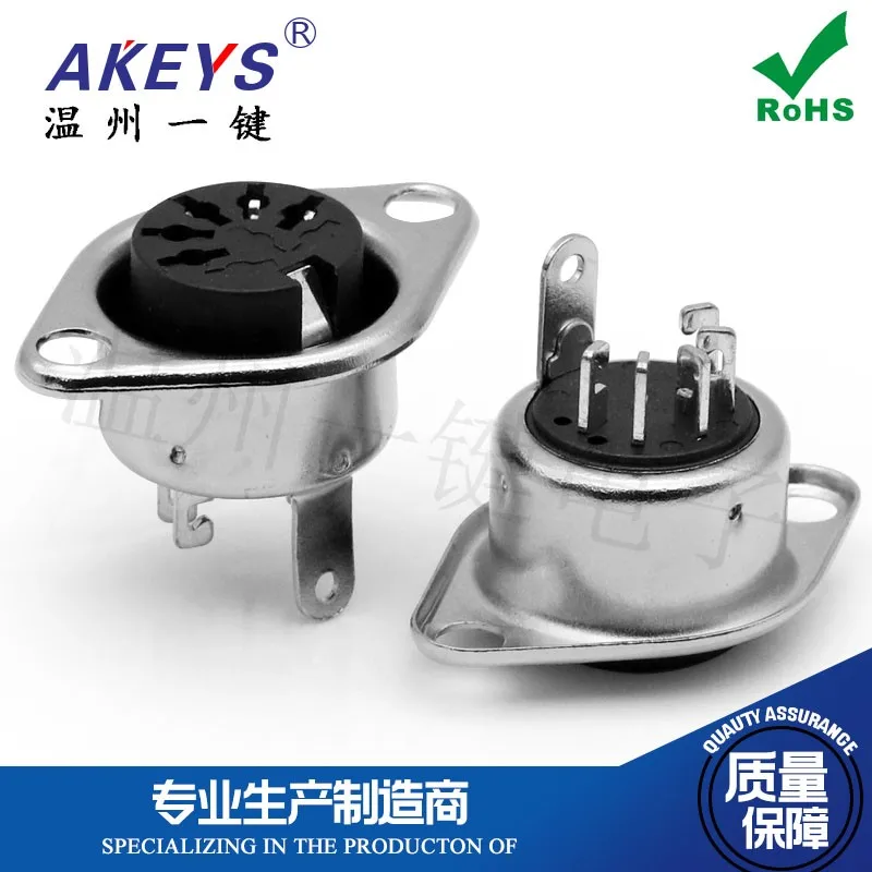 10 шт. DSCT-5 Плата для монтажа DS Разъем с 5 отверстиями USB 5-ногий большой разъем для клавиатуры Midi 5-ядерный интерфейсный разъем Din