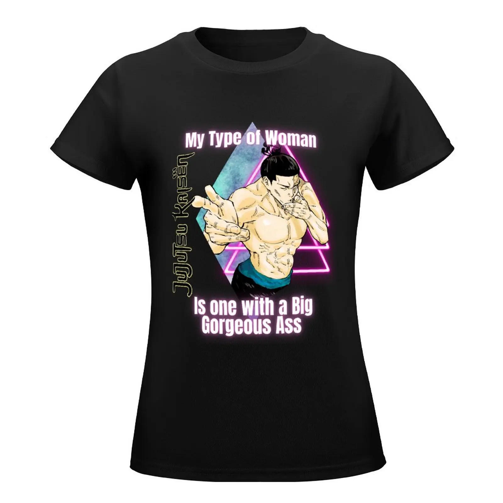 My Type of Woman T-Shirt letnie ubrania zwykłe wysublimowane topy w dużych rozmiarach Top damski