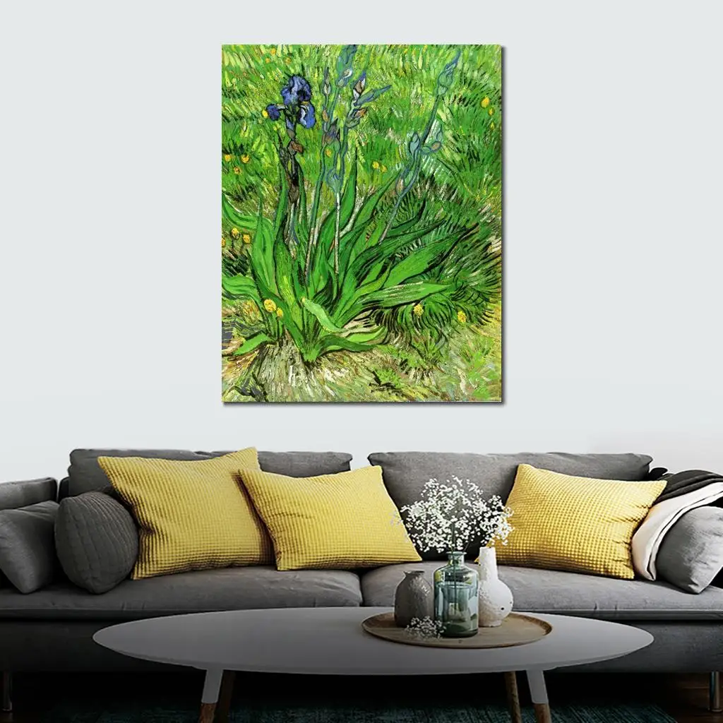 

Christmas Gift The Iris by Vincent Van Gogh Oil Painting Reproduction High Quality Handmade