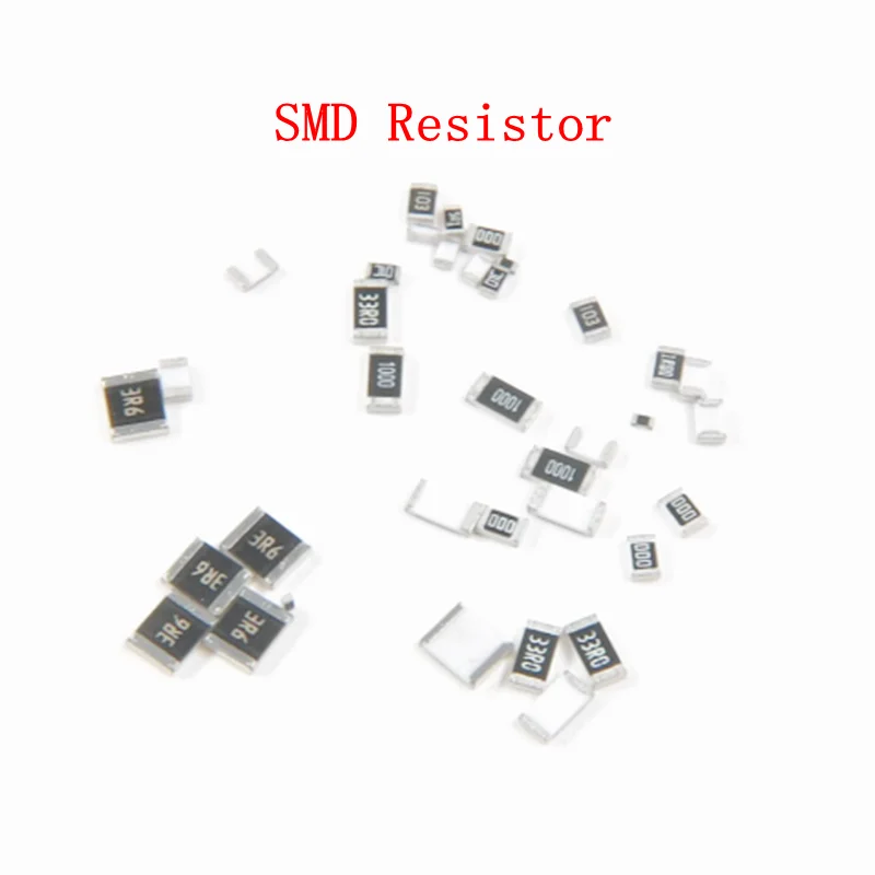 100 قطعة 1% 0603 مقاومة SMD 0R ~ 10M 3R 5.1R 20R 47R 270R 510R 1K 10K 75K 91K 820K أوم