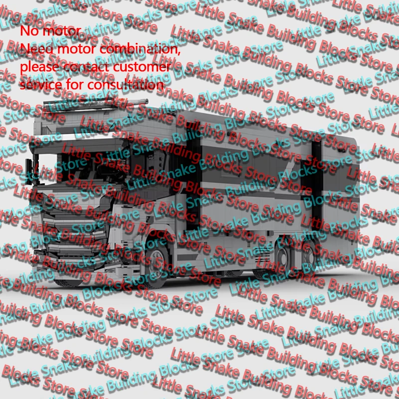 QWERT City Car Model MOC Building Bricks Desert Grey Recreational Vehicle Modular Technology Children Holiday Gifts Assemble Toy