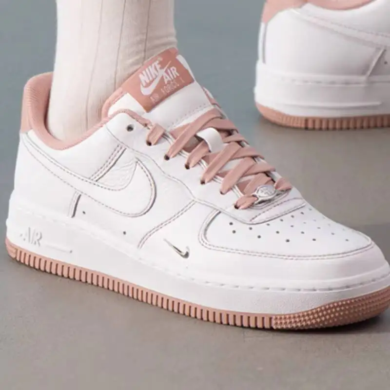 2026 Nike Womens Air Force 1 Low Sneakers IB6543-100 White Pink