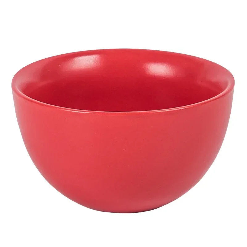 

Ins Style Simple Ceramic Household Japanese Colorful Rice Small Porridge Bowl